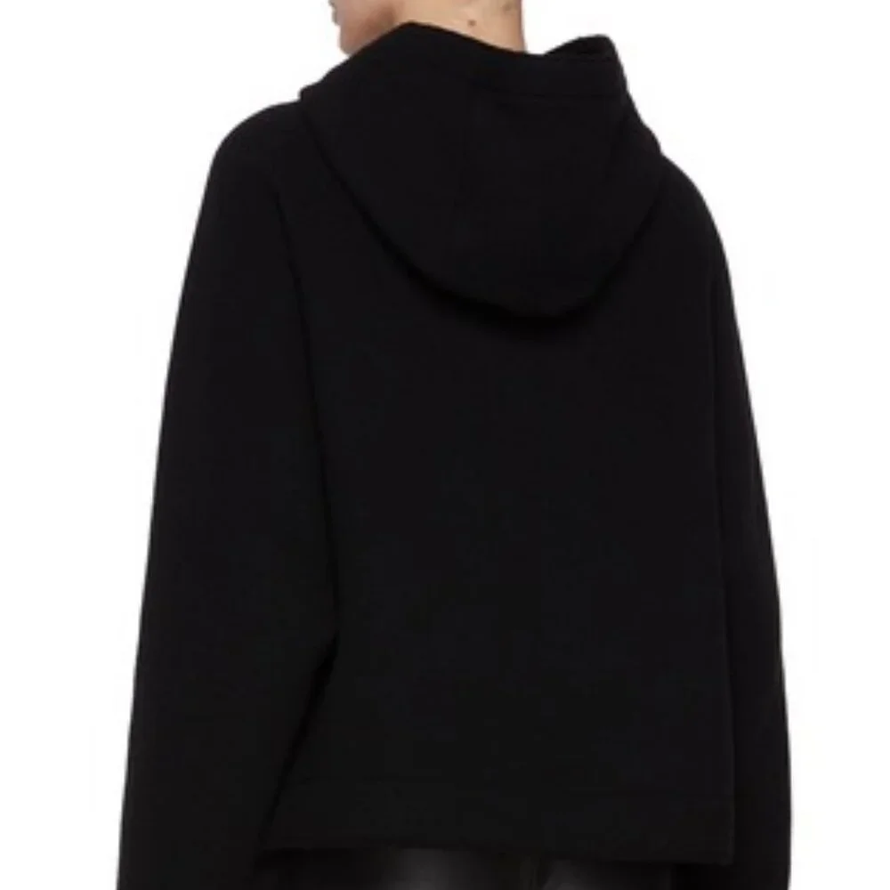 NWT$1290 ARMARIUM MABEL BOXY WOOL HOODIE Oversized Sweatshirt Sz 38 S-M (4-6) - Picture 4 of 16